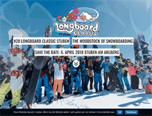 Tablet Screenshot of longboardclassic.com